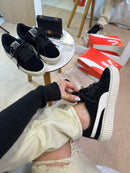 Puma Suede Plataforma - Preto