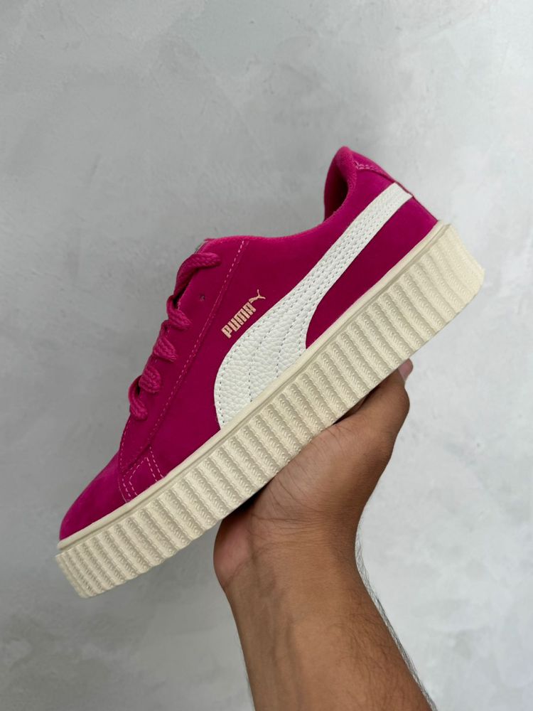 Tênis Puma Suede Plataforma - Rosa Choque