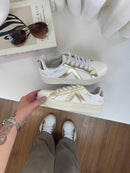 Tênis Schutz ST-001 – Branco & Dourado