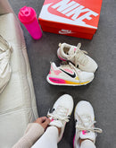 Tênis Nike Run Vomero 18 – Branco & Rosa/Amarelo